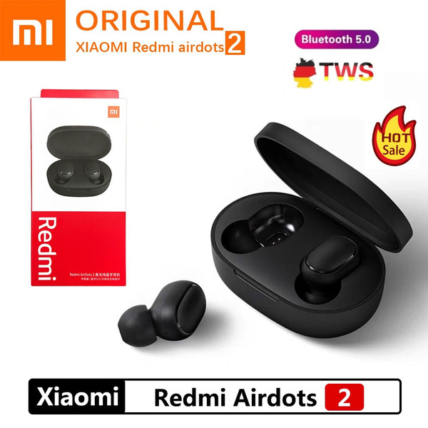 Redmi Airdots 2, Bluetooth 5.0 Wireless Headphones, Wireless Earbuds,  Hands-free Stereo Headphones with Microphone