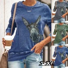 Donkey, Fashion, Shirt, Long sleeved