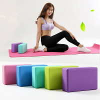 Yoga Block Pilates EVA Foaming Exercise Gym Fitness Up Stretching Foam Brick USA 
