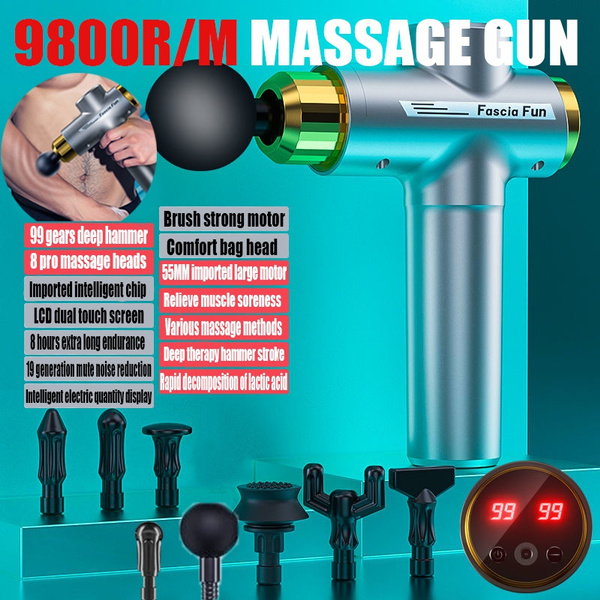 99 Speed LCD Touch Screen Deep Massage Gun Muscle Relaxing Machine