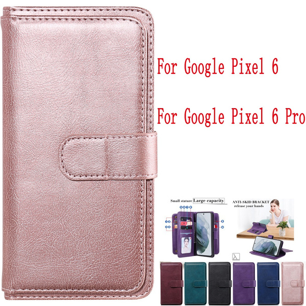 For Google Pixel 6 / Pixel 6 Pro Case Cover Magnetic Leather Purse ...