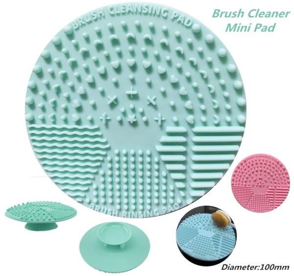 Silicone Makeup Brush Cleaner Pad Mat Brush Washing Tools Cosmetic ...