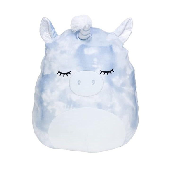 Squishmallows 16″ Unicorno Blu Delva – Peluche Morbido Kellytoy, Nuovo, Spedizione USA