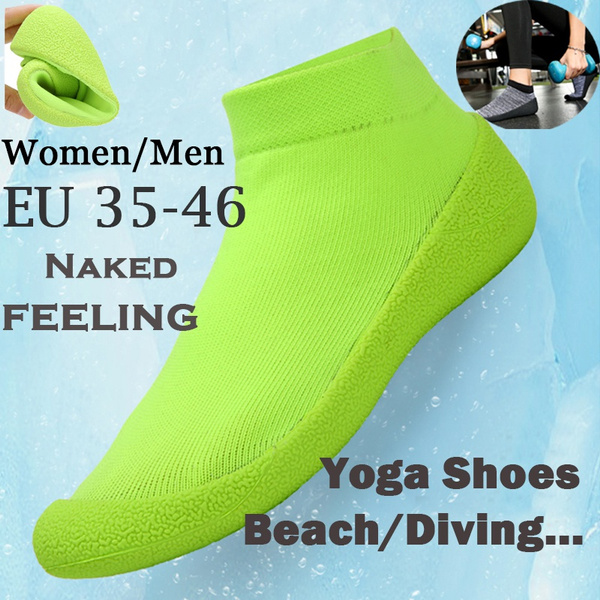New Design Unisex Barefoot Shoes Beach Quick Dry Sock Shoes Portable Rubber  Sole Shoes for Yoga Fitness Diving Sandbeach