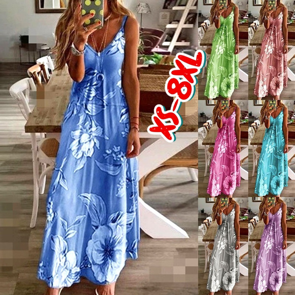 Ladies casual beach on sale dresses