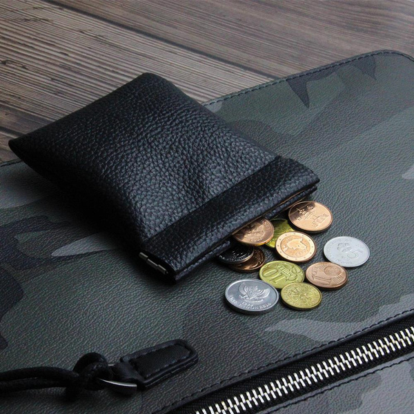 Leather Coin Purse for Women, Coin Credit Card Key Chain Money