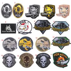 Emblem, Metal, Militaria, Fox