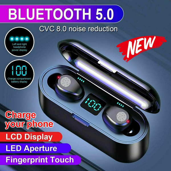 f9 tws bluetooth 5.0 wireless earbuds