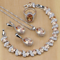 Silver Jewelry, Fashion, Bracelet, Earring