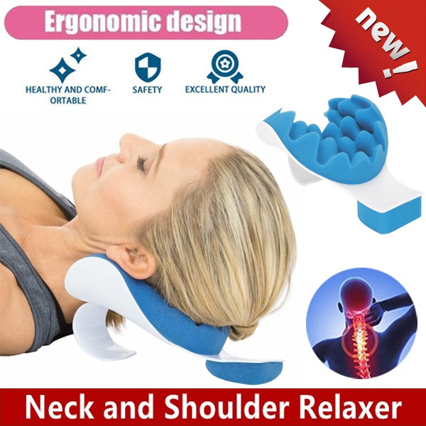 Neck and Shoulder Relaxer Neck Pain Relief Massage Pillow Head and Neck