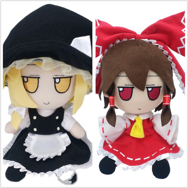 Anime TouHou Project Hakurei Reimu Kirisame Marisa Cosplay Doll Plush ...