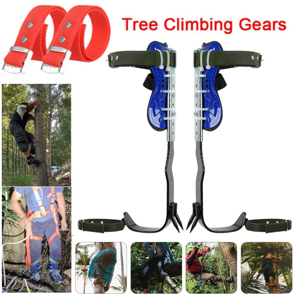 1 Set Tree Climbing Gear Pole Climbing Spikes Iron Tree Climb Shoes ...