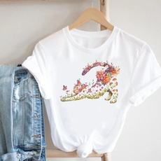Summer, Plants, Fashion, tee shirt women