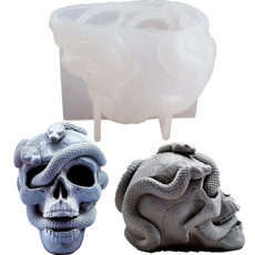 Head, skull, Silicone, resinmold