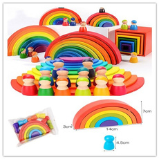 rainbow, Toy, montessoritoy, rainbowblock