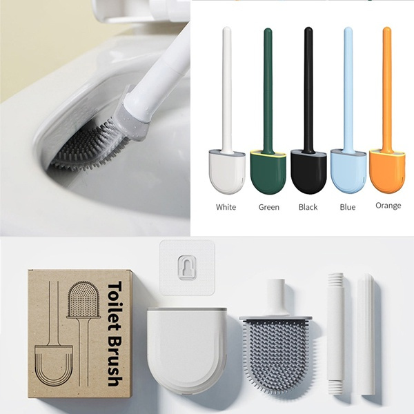 Rubber deals toilet brush