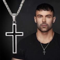 925 sterling silver necklace, necklaces for men, Cross necklace, Cross Pendant
