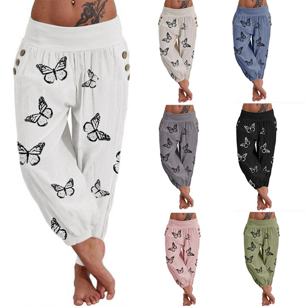 Y11 ITY Capri Knit Print Polyester Pants – Twist Boutique