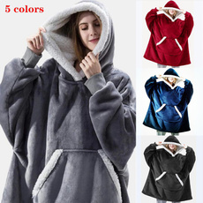 Fleece, Fashion, hooded, Winter