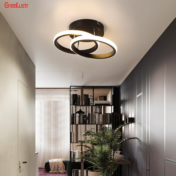 Modern LED Aisle Ceiling Lights White/Black Home Lighting Led Surface ...