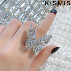 butterfly, Copper, DIAMOND, wedding ring