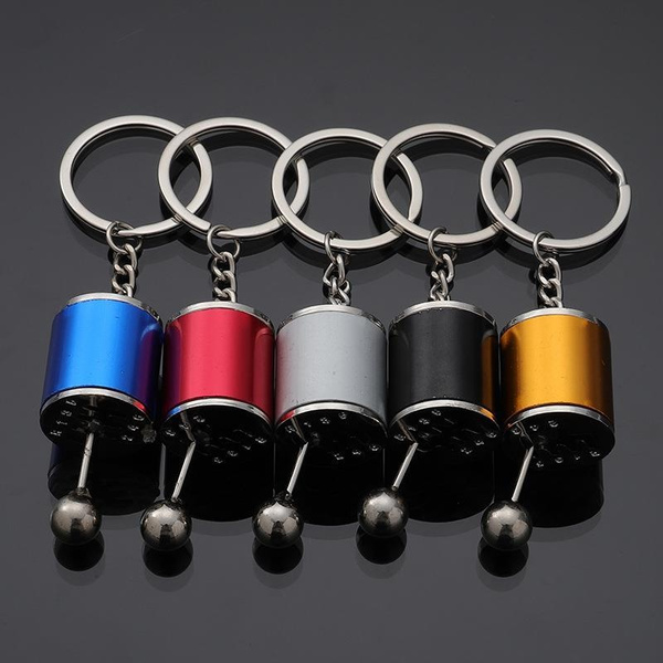 Car Accessories 6 Speed Manual Gear Transmission Gear Lever Key Chain ...