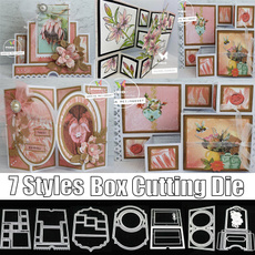 Box, cuttingdieforcardmaking, stencil, machineboxcuttingdie