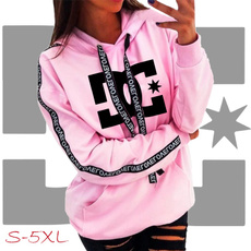 Fashion, hooded, Sleeve, letter print