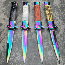 rainbow, pocketknife, Folding Knives, Spring