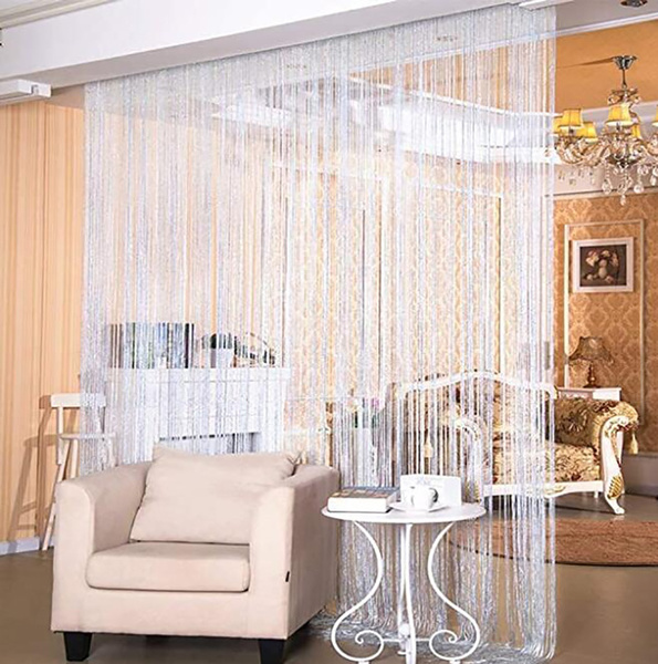 Door String Curtain, Wall Panel Fringe Window Room Divider Blind, Home ...