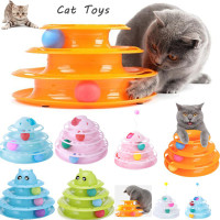9,05 Pollici Gioca a Toy Toy Ball Gioco interattivo per Gatti Giocattolo Automatico per Gatti a 360 Gradi Yissma Cat Toy 