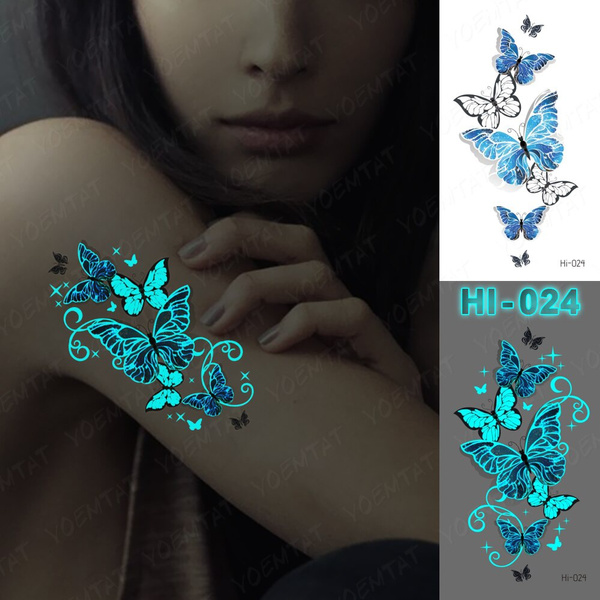 12pcs Luminous Tattoo Stickers, Cool Racing Car Pattern Temporary Tattoos  for Hand Body Decoration at Night,Fluorescent Glow Stickers for Arm and  Leg, Birthday Party Gift | SHEIN USA