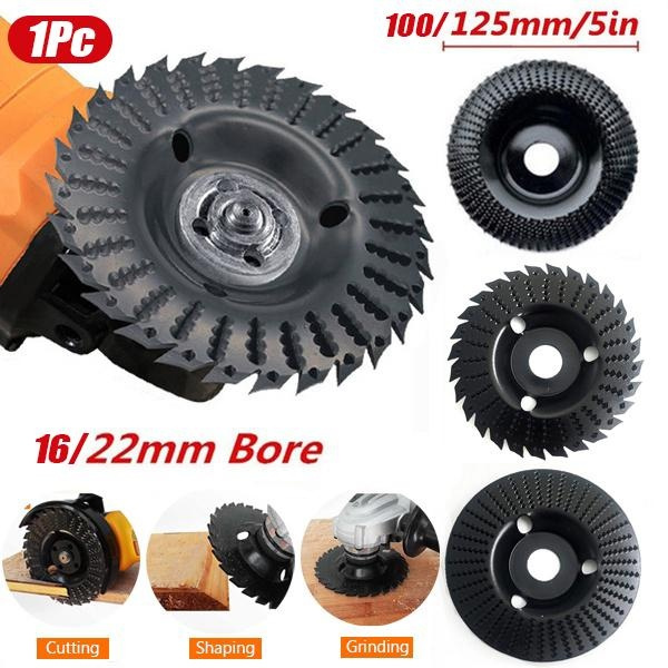 100/125mm Wood Grinding Wheel Angle Grinder Disc Wood Shaping Wheel