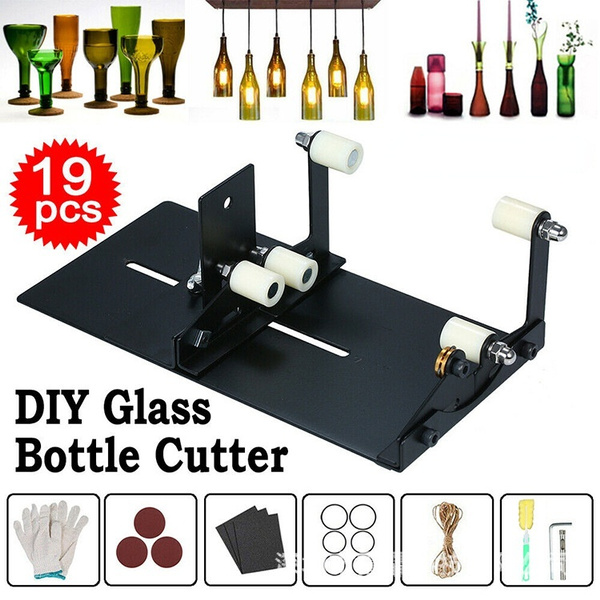 glass bottle cutter stainless steel diy