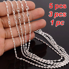 Sterling, Chain Necklace, menchain, Jewelry
