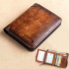 leather wallet, shortwallet, Shorts, Vintage