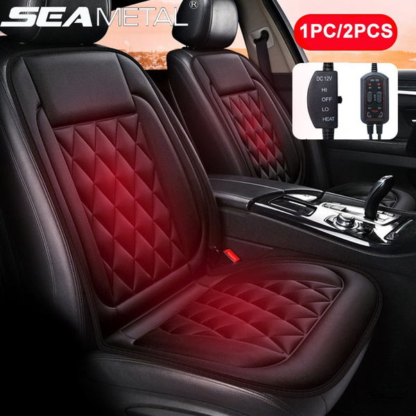 1PCS Car Heated Seat Cushion Hot Cover 12v Heater Warmer Pad Auto  Accessories