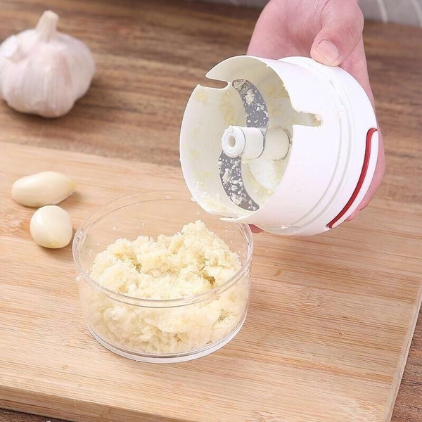 Kitchen Gadgets Mini Meat Grinder Hand Pull Garlic Press Chopper