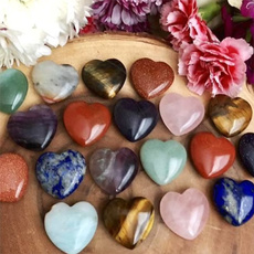 Heart, quartz, quartzcrystal, Crystal