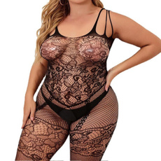 Women, queensizestocking, Plus Size, Fish Net