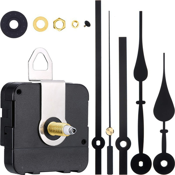 Quartz Clock Repair Kit Movement Mechanism Motor & Metal Hands & Fittings Repair Tool Part Set