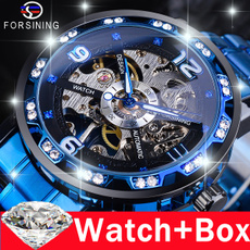 Steel, Fashion, Skeleton, skeletonwatch
