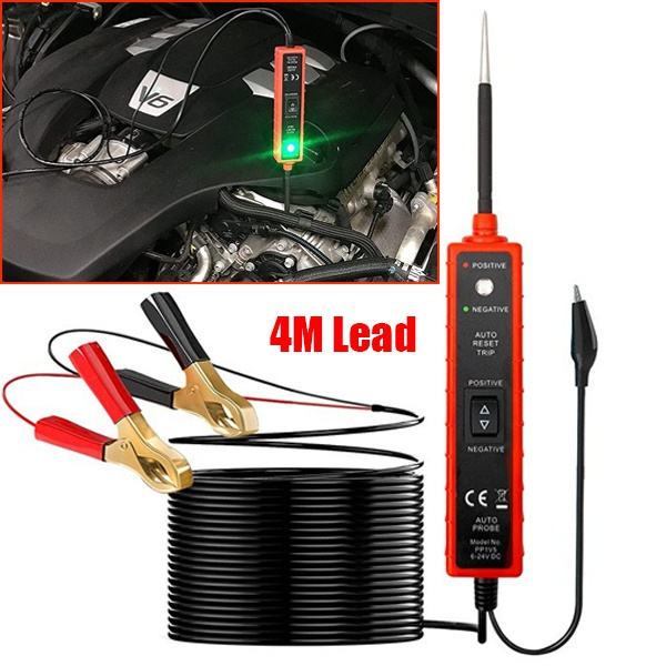 Power Probe Car 6V24V DC Circuit Tester Polarity Test with LED Test