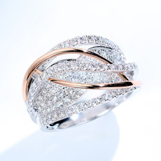 Sterling, Moda, wedding ring, 925 silver rings