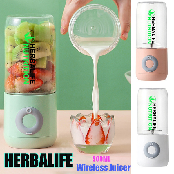 HERBALIFE Portable Protein Juice Sprayer Sport Mixer Sprayer Bottle Electric  Fruit Juicer Smoothie Cutter Shaker Bottle