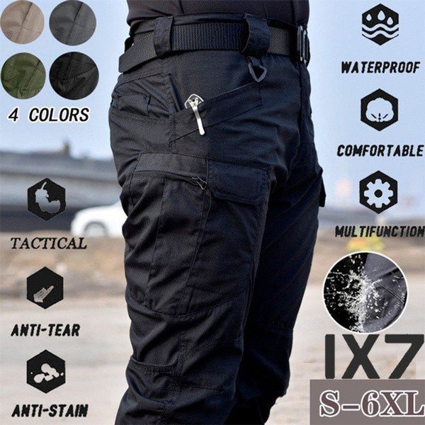 NEW Arrival Men's Waterproof Outdoor Tactical Trousers Multi-pocket ...
