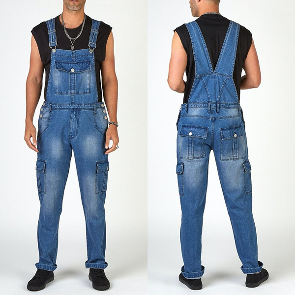 JINNELLE Bib Overalls for Men Denim Dungarees Overalls – Bib and Brace JINNELLE Bib Overalls for Men Denim Dungarees Overalls – Bib and Brace