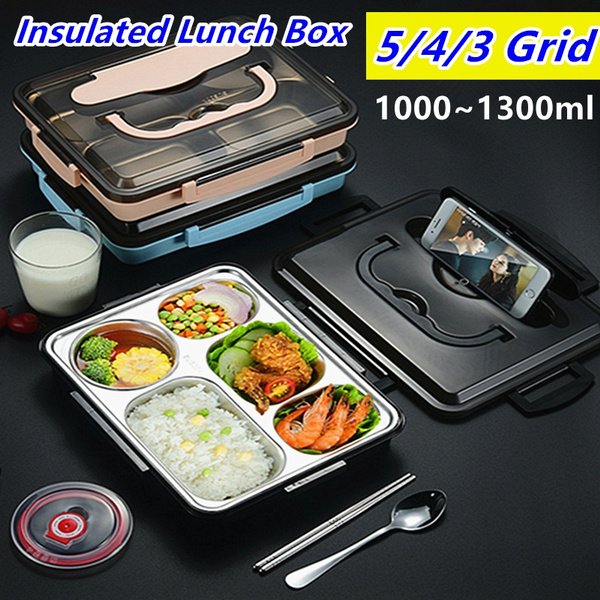 Stainless Steel Lunch Box Separated Lunch Box Japanese-style