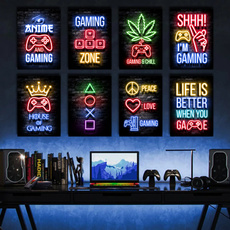 Video Games, art, Office, Posters
