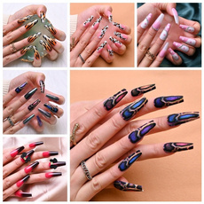nail decoration, butterfly, fullcoverfakenail, Fashion
